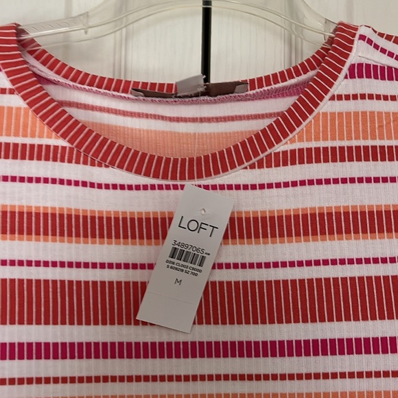 Loft Striped Dress with pockets - Picture 2 of 4